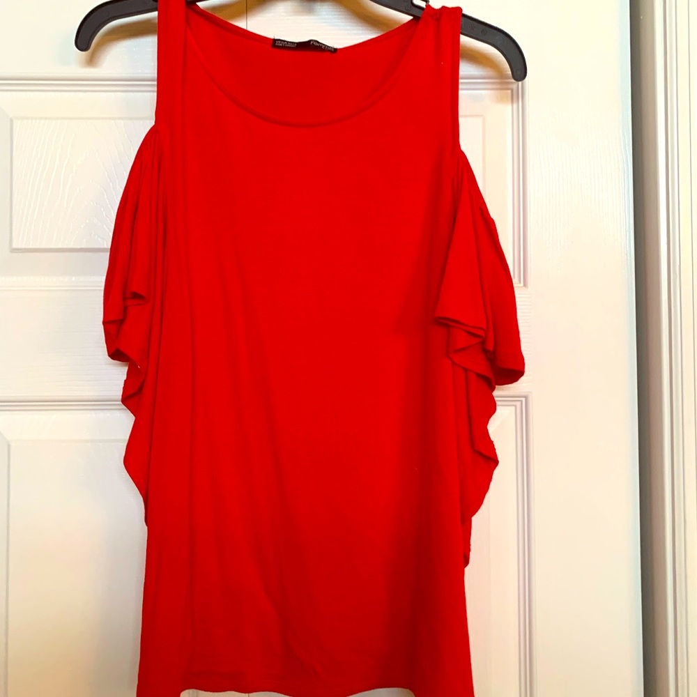 Cold shoulder blouse
